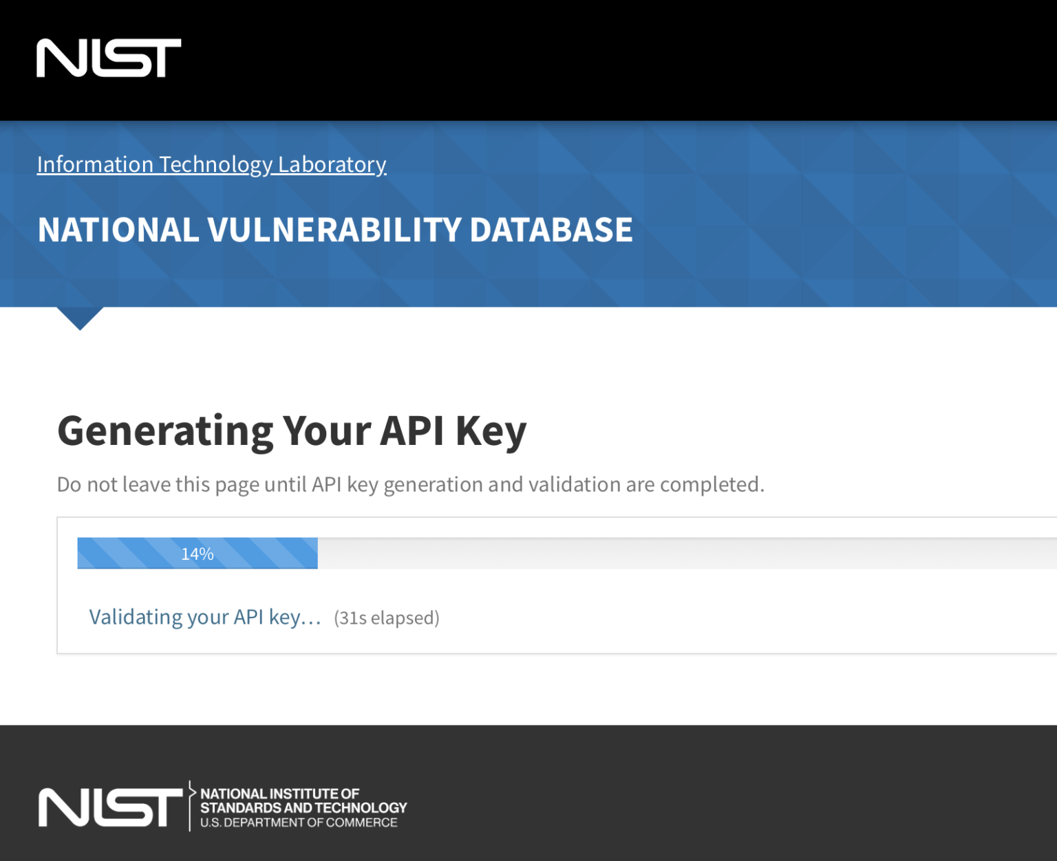 Tips: NVD API Key の取得手順 - つつみテックノート