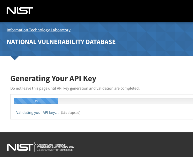 Nvd Api Tips: NVD API Key の取得手順 - つつみテックノート